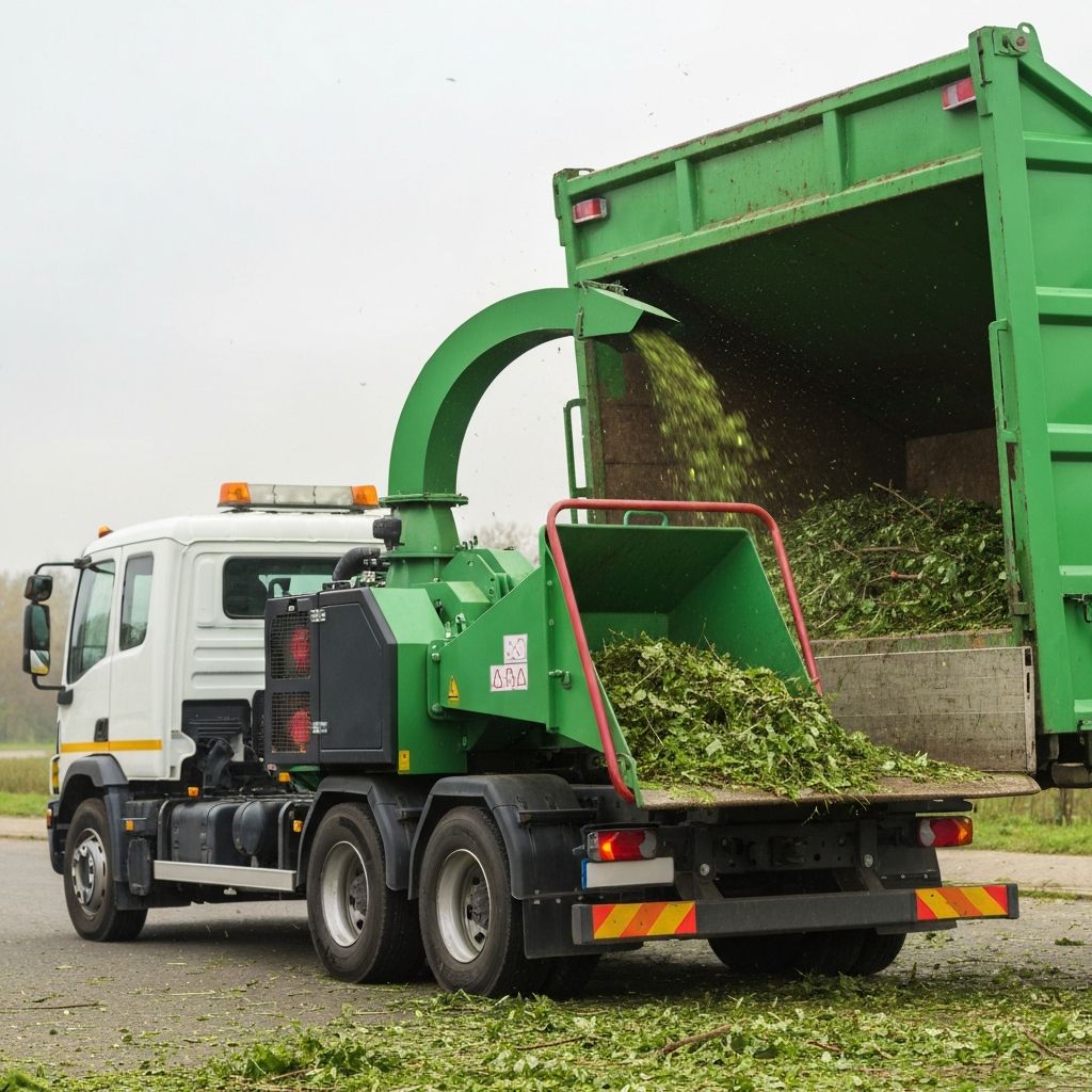 Broyage de branches et évacuation